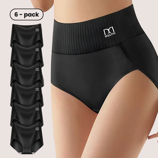 Shaplex™ - 6-pack Andas & Bekväma Höga Midjetrosor med Magstöd